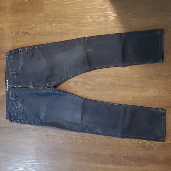 Pepe Jeans London Vapour Mens Blue/Black 38×32 (Actual Size 36x30) Selvedge - Picture 2 of 13